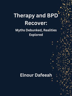cover image of Therapy and BPD Recovery